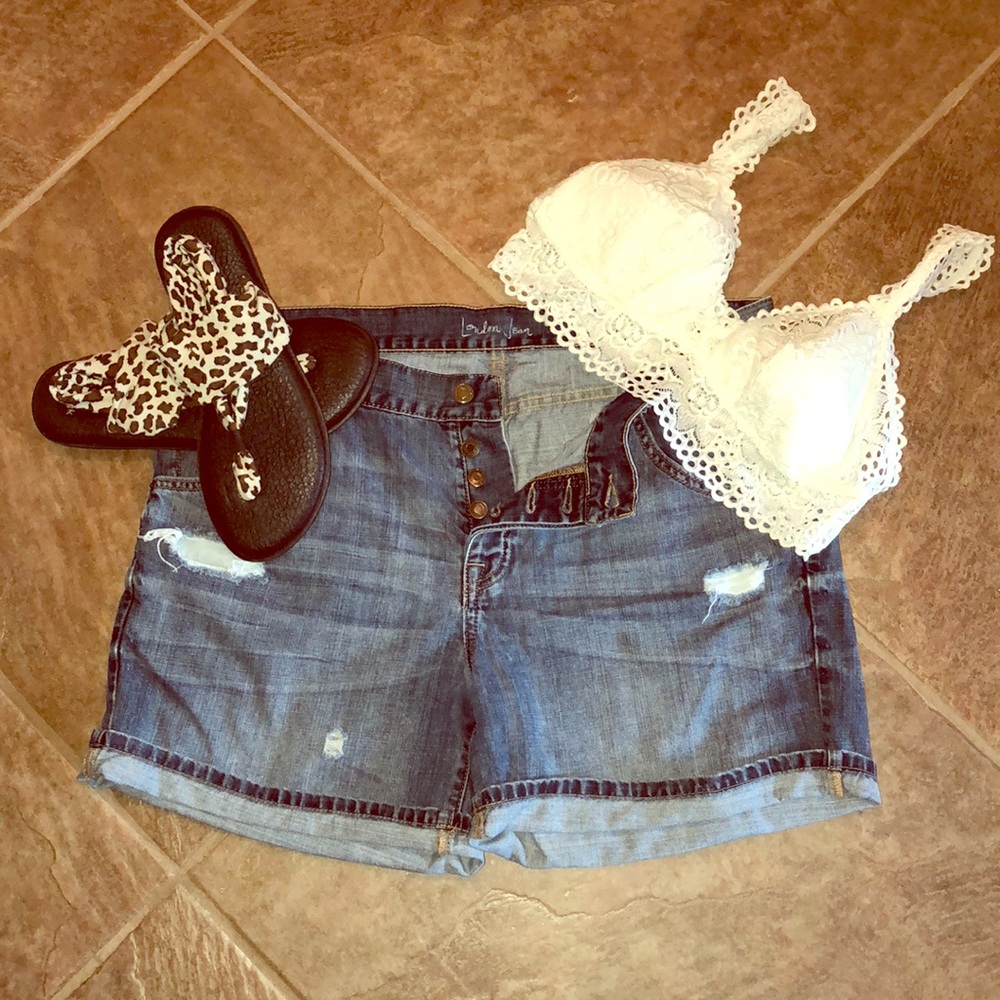 Denim shorts
